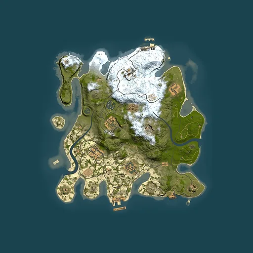 Rust map seed 1053579604, 3000x3000m top-down preview