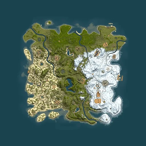 Rust map seed 1995592956, 4550x4550m top-down preview