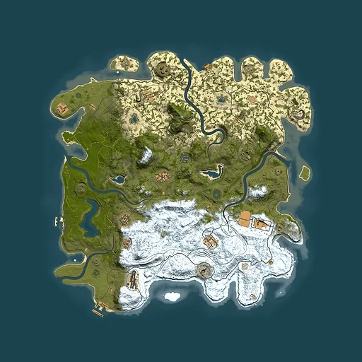 Rust map seed 697517013, 4700x4700m top-down preview