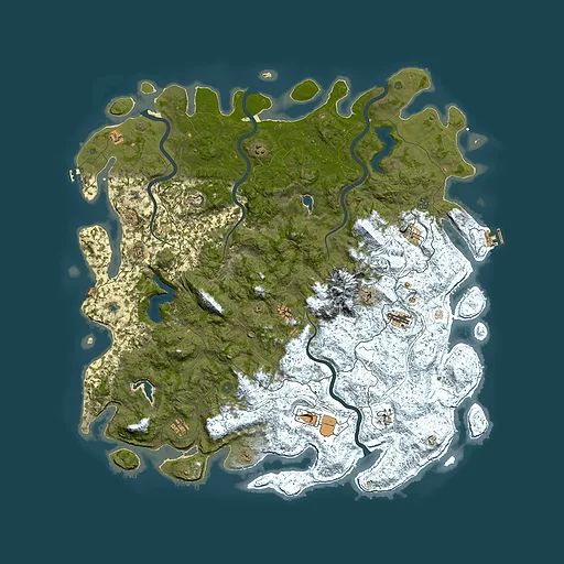 Rust map seed 936330761, 5900x5900m top-down preview