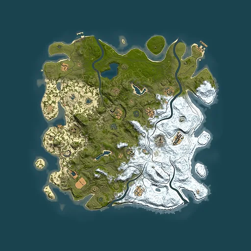 Rust map seed 1361201746, 4550x4550m top-down preview