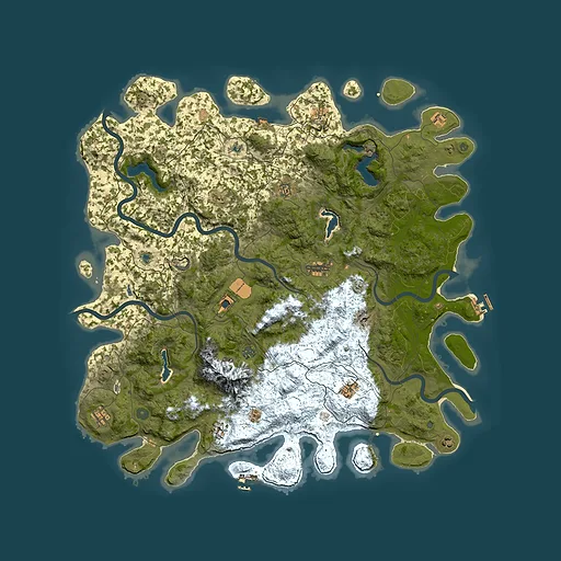 Rust map seed 988896621, 5450x5450m top-down preview