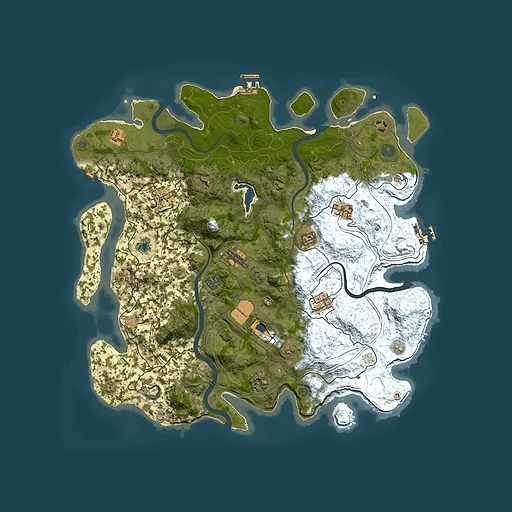 Rust map seed 1218471771, 4400x4400m top-down preview