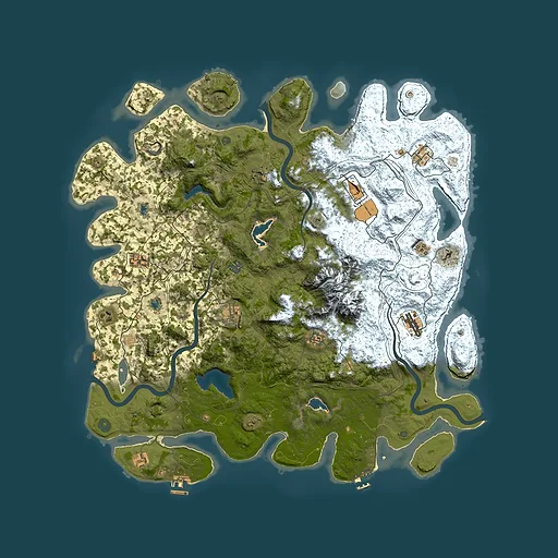 Rust map seed 969301812, 5150x5150m top-down preview
