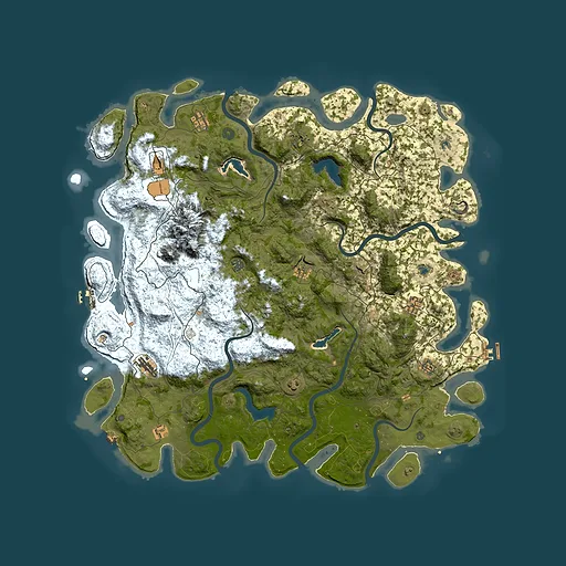 Rust map seed 115270422, 5400x5400m top-down preview
