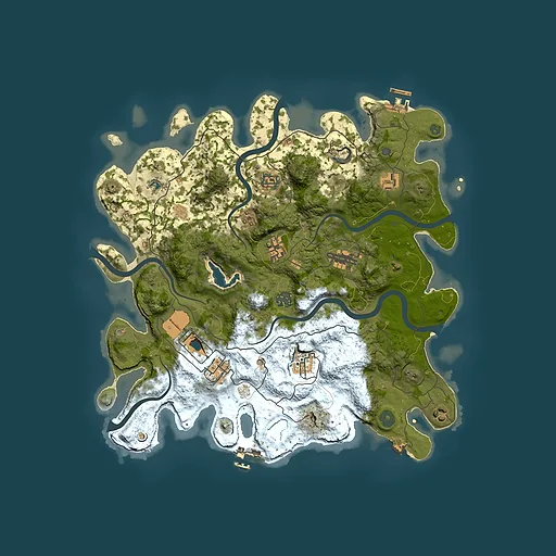 Rust map seed 832896472, 4050x4050m top-down preview