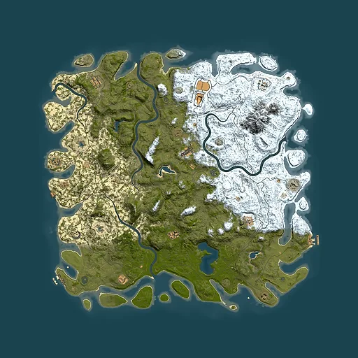 Rust map seed 371234240, 5950x5950m top-down preview