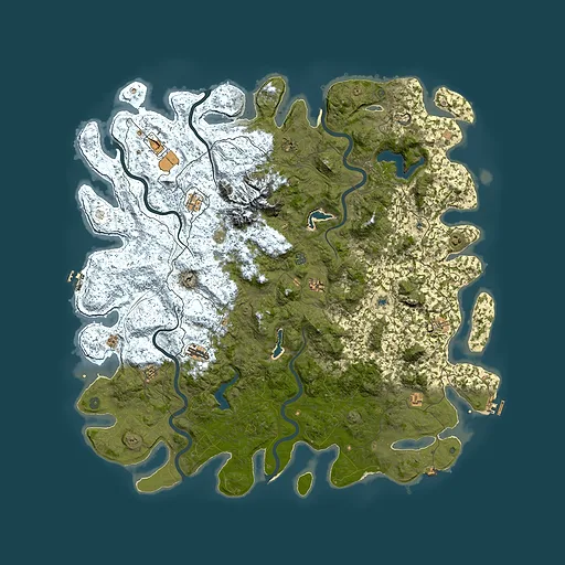 Rust map seed 1851196295, 6000x6000m top-down preview