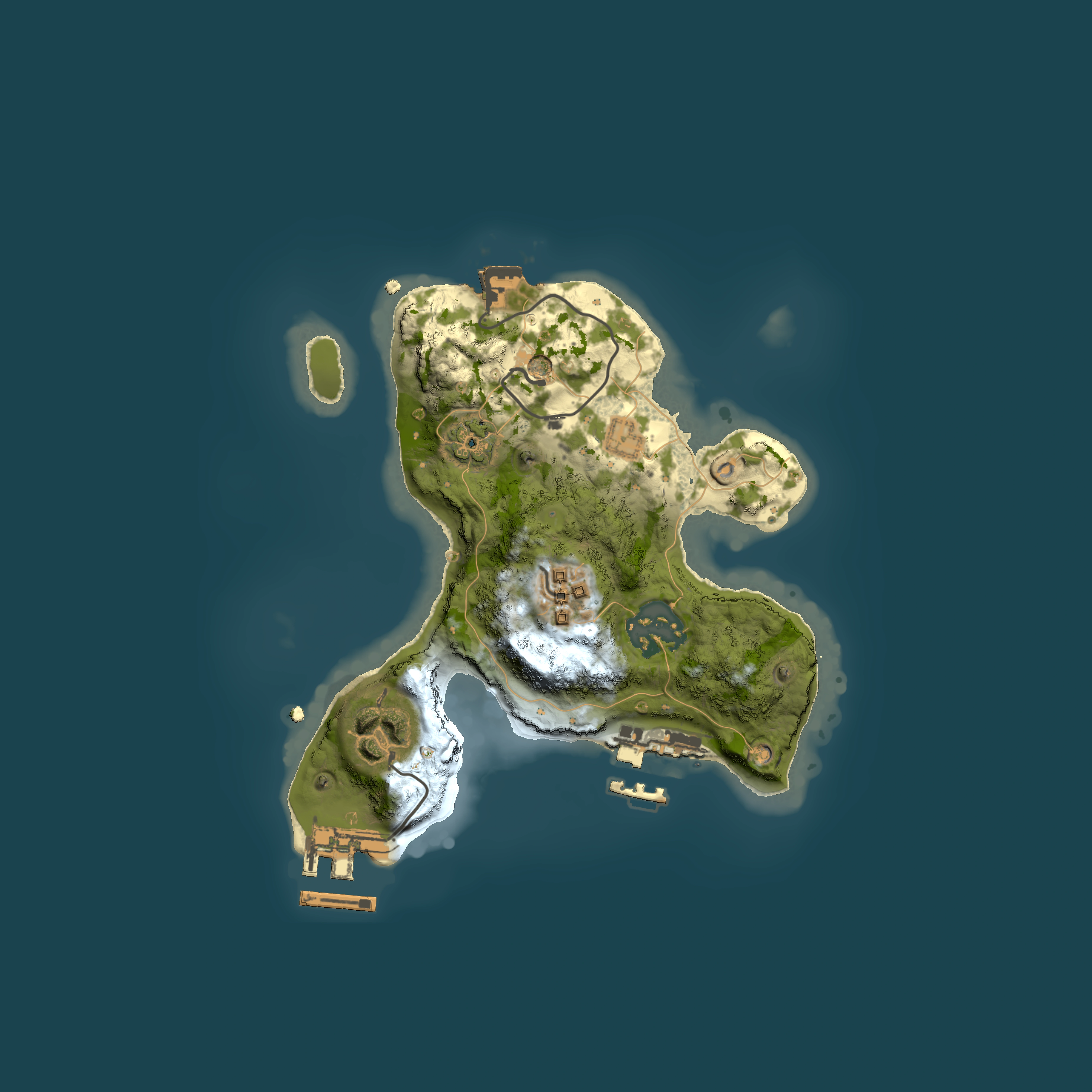 Full top-down render of Rust map seed 345605212, 2000x2000m