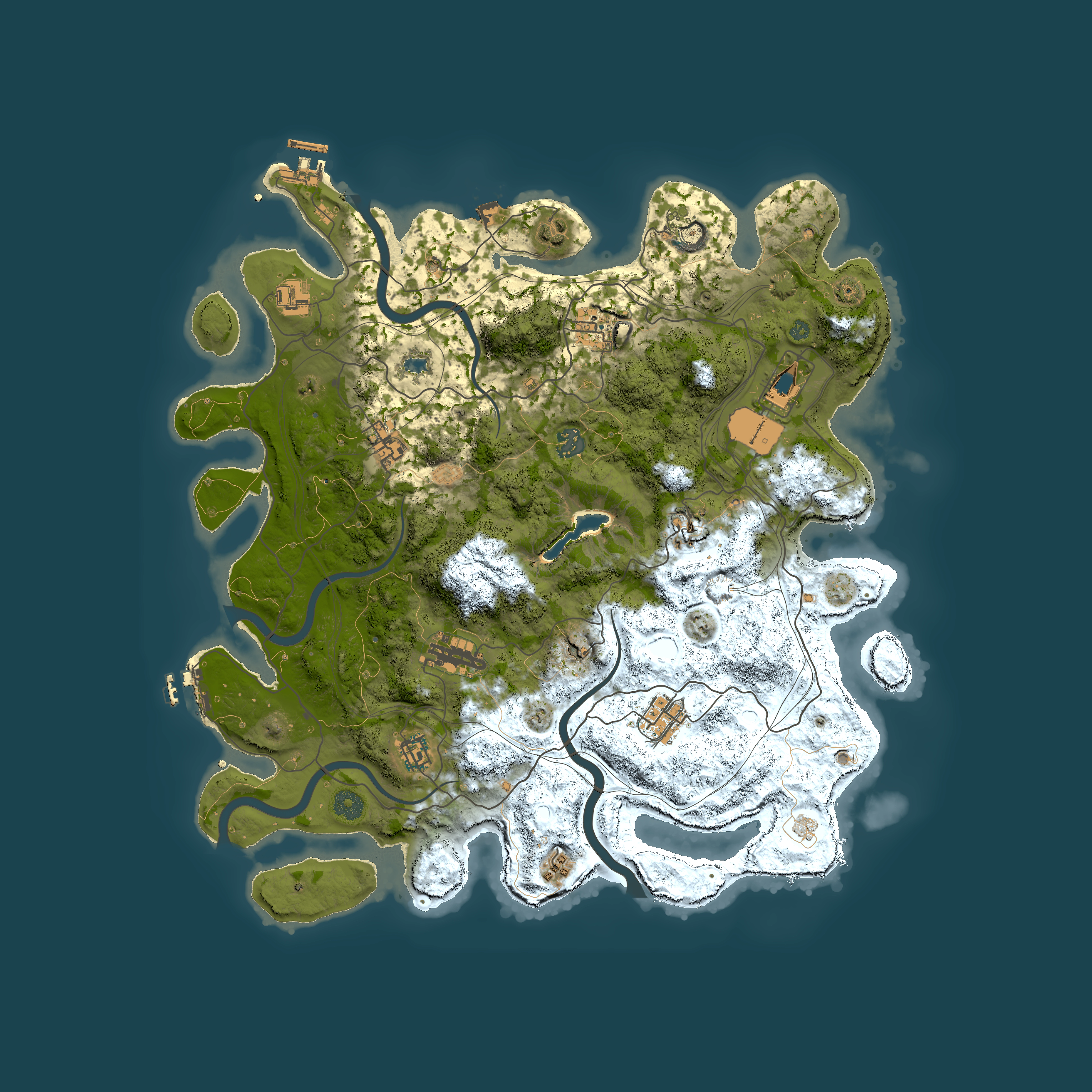 Full top-down render of Rust map seed 1131860059, 4250x4250m