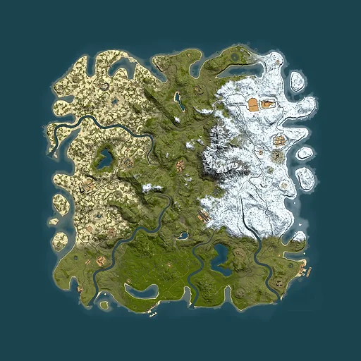 Rust map seed 193370262, 5700x5700m top-down preview