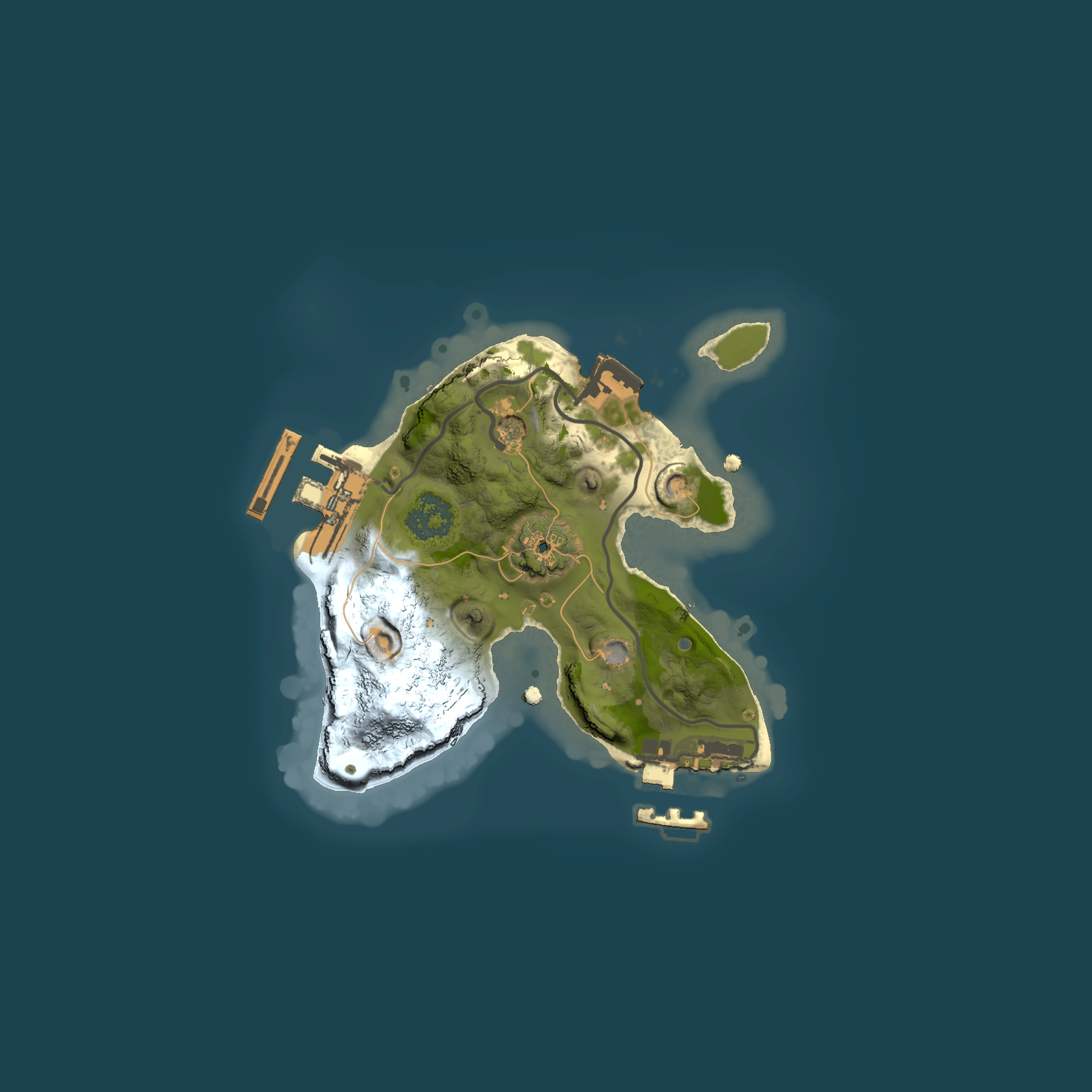 Full top-down render of Rust map seed 422750948, 1500x1500m