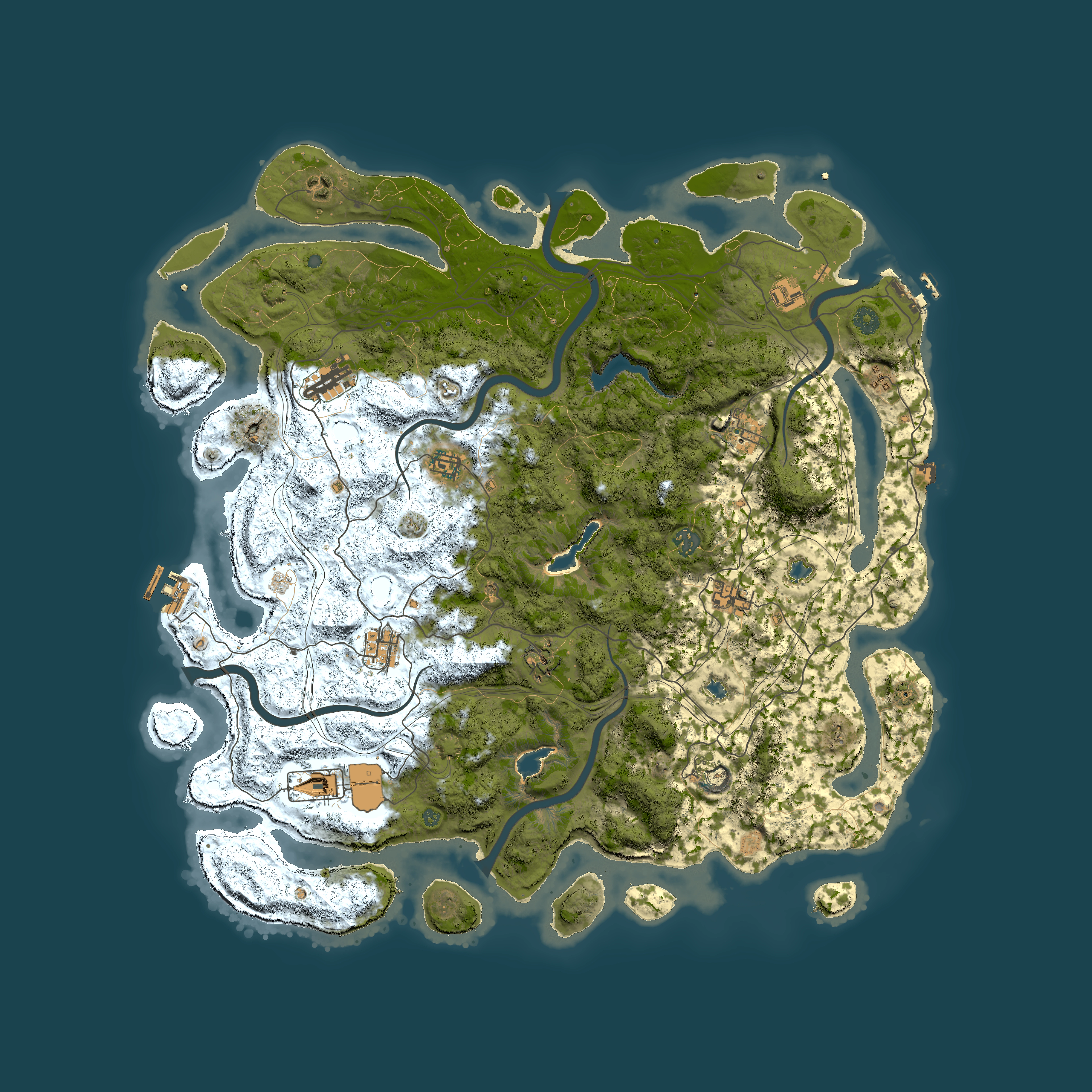 Full top-down render of Rust map seed 1892575783, 4850x4850m
