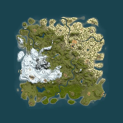 Rust map seed 839765203, 5300x5300m top-down preview