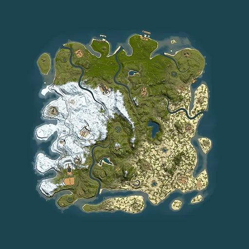 Rust map seed 632224246, 4900x4900m top-down preview