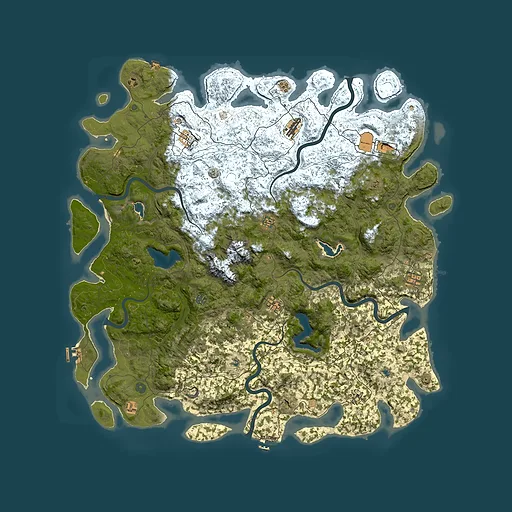 Rust map seed 1183287579, 5800x5800m top-down preview