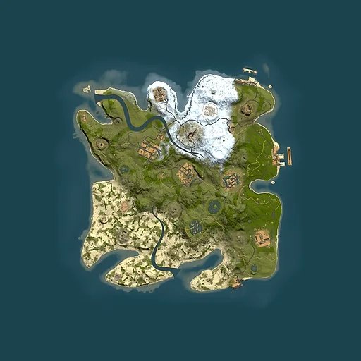 Rust map seed 1707476108, 3000x3000m top-down preview