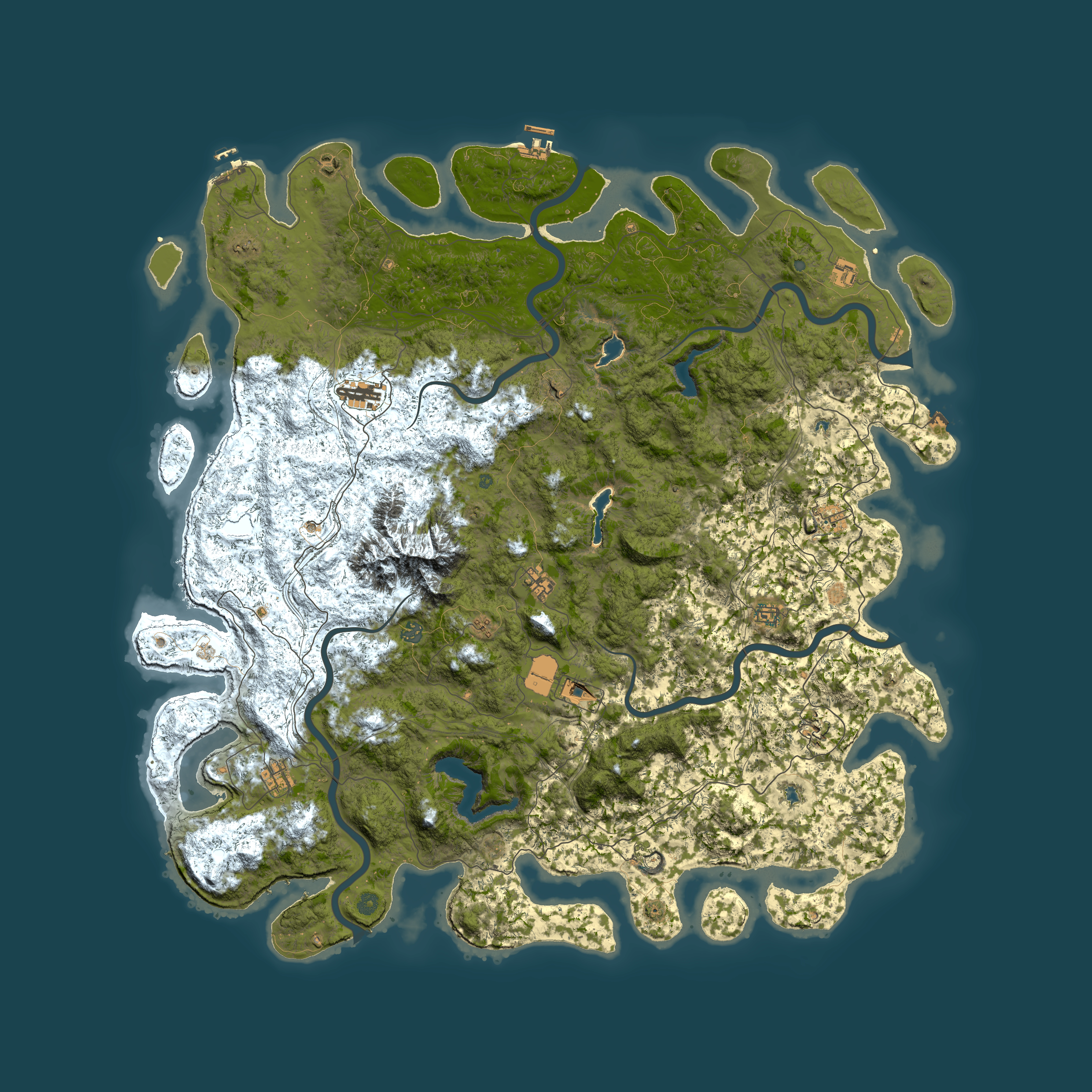 Full top-down render of Rust map seed 924861152, 5950x5950m