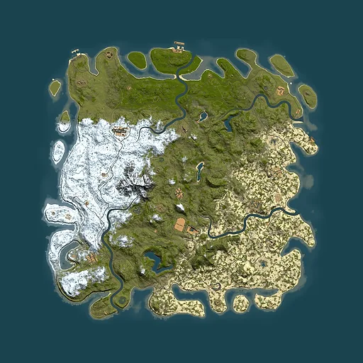 Rust map seed 924861152, 5950x5950m top-down preview