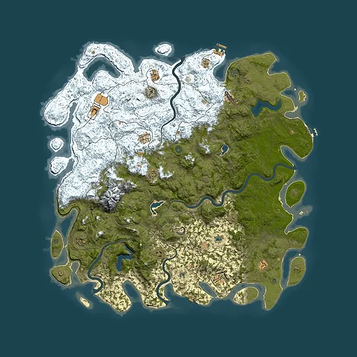 Rust map seed 1893192115, 5800x5800m top-down preview