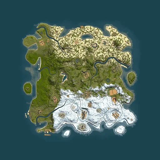 Rust map seed 1142666112, 4350x4350m top-down preview