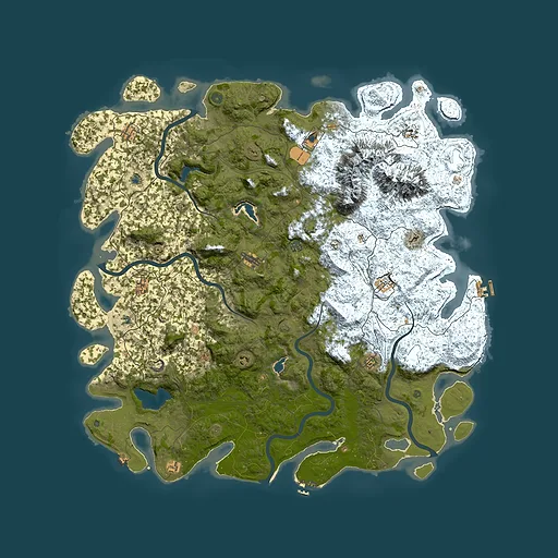 Rust map seed 2118777378, 5900x5900m top-down preview