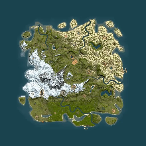 Rust map seed 152862956, 5300x5300m top-down preview