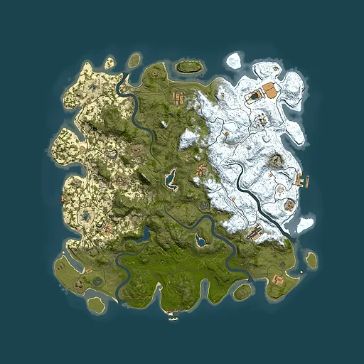Rust map seed 1770205893, 4850x4850m top-down preview