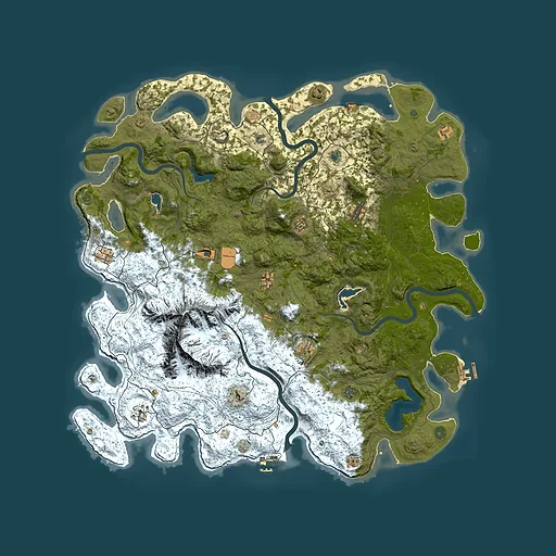 Rust map seed 38541622, 5500x5500m top-down preview