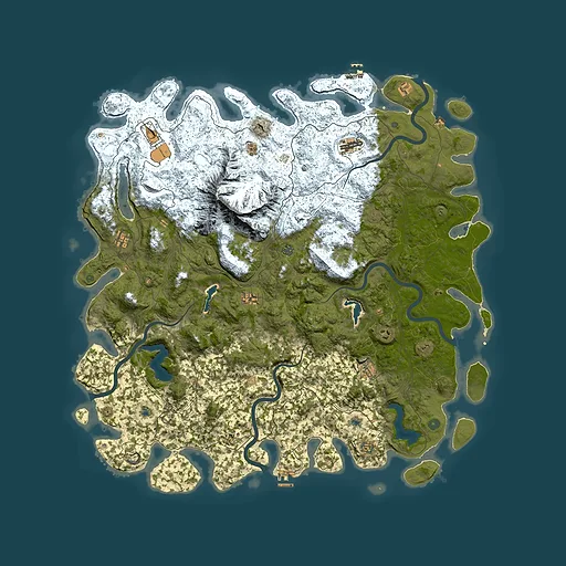Rust map seed 1095248278, 5950x5950m top-down preview