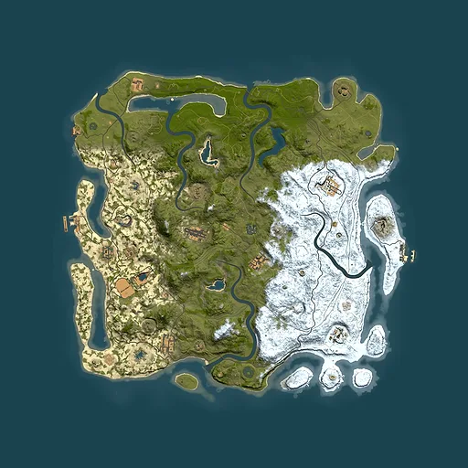 Rust map seed 1317985018, 4800x4800m top-down preview