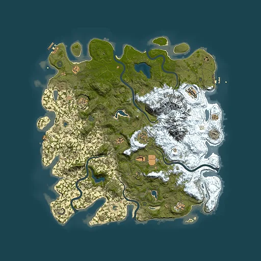 Rust map seed 1922722243, 5200x5200m top-down preview