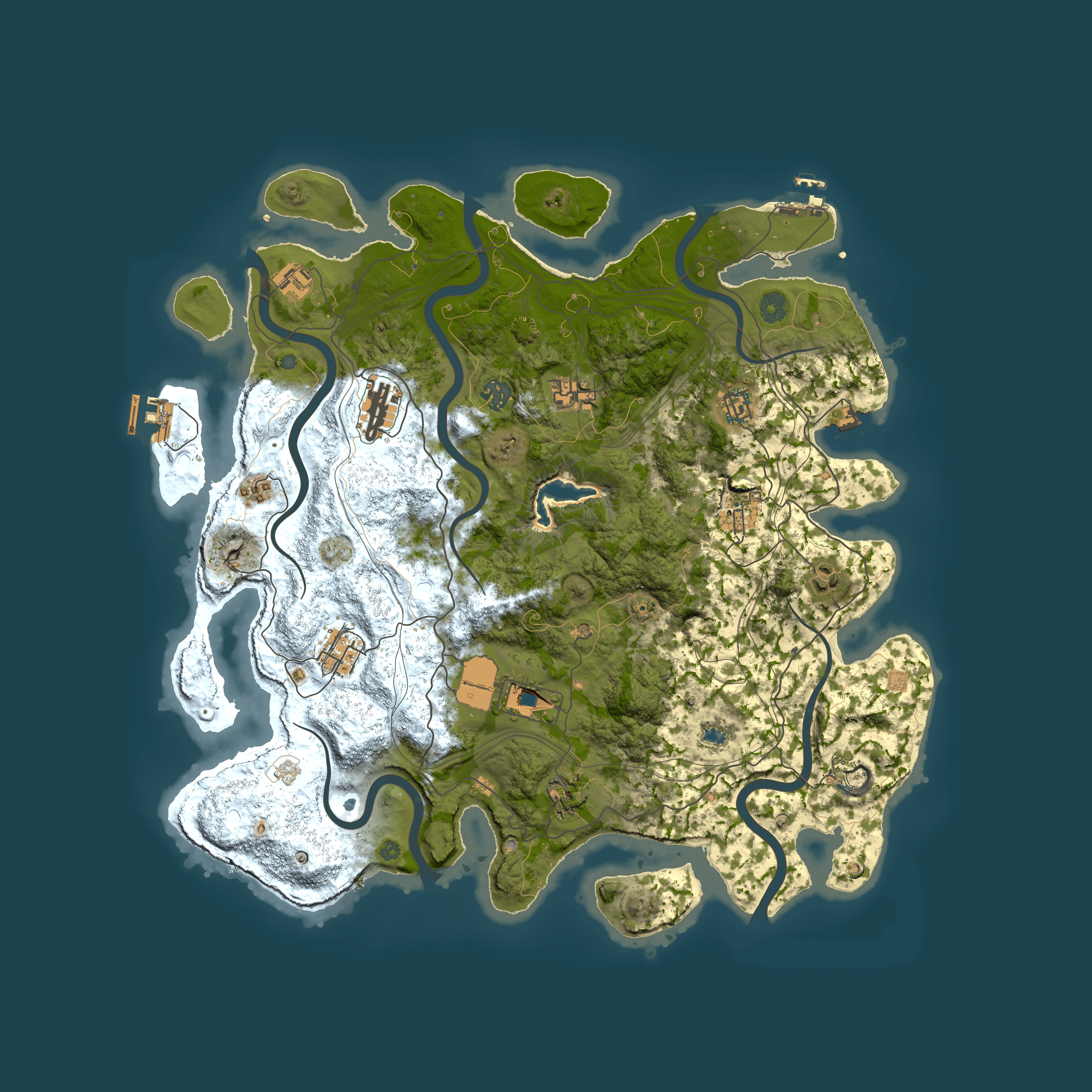 Full top-down render of Rust map seed 540372748, 4350x4350m