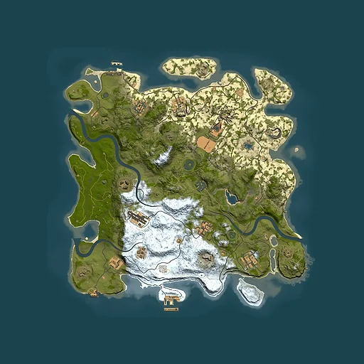Rust map seed 1547346871, 4000x4000m top-down preview