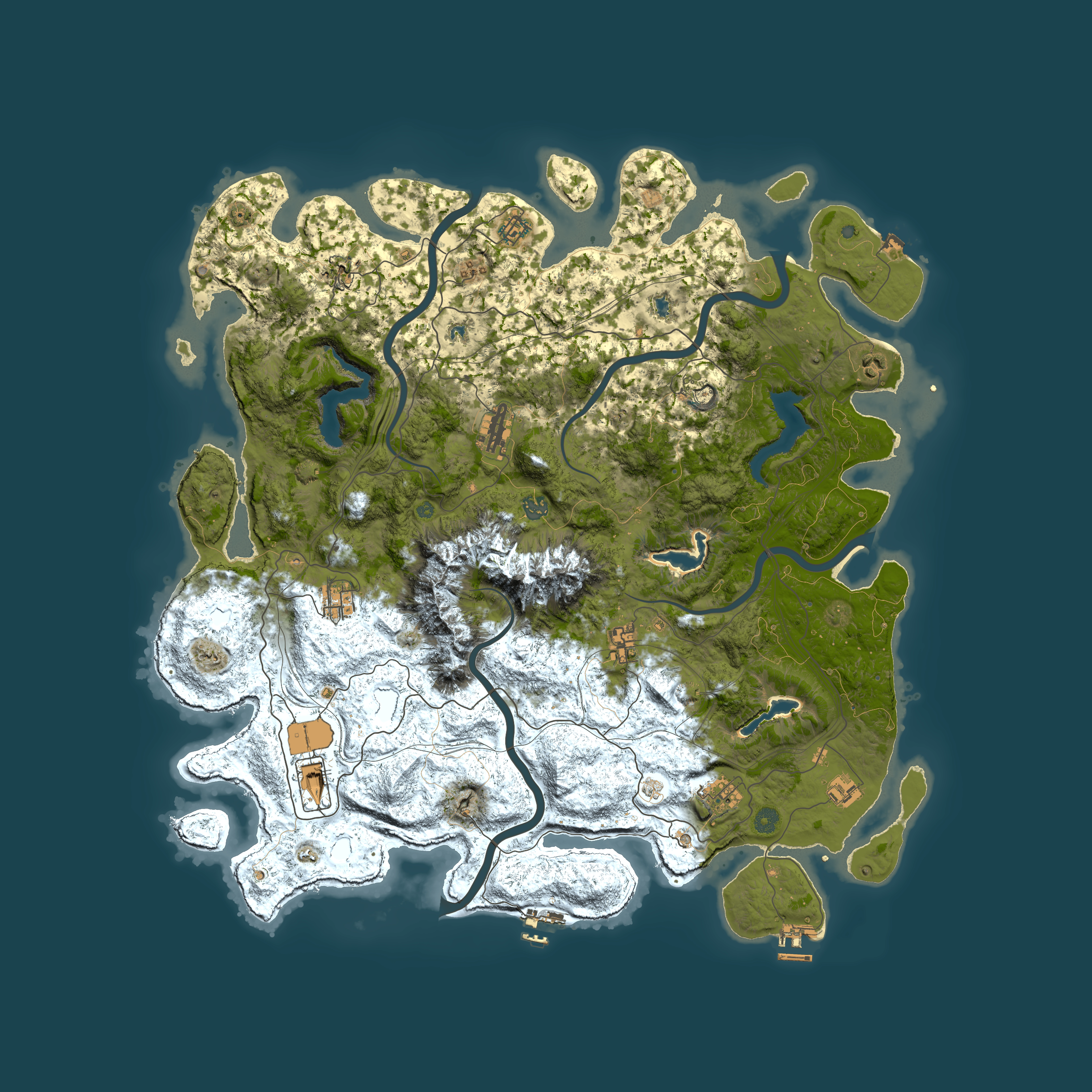 Full top-down render of Rust map seed 2125989014, 5100x5100m