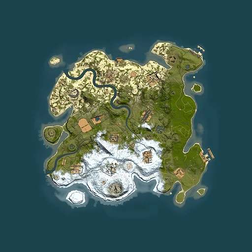 Rust map seed 283026551, 3550x3550m top-down preview