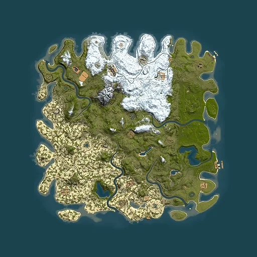 Rust map seed 623247982, 5450x5450m top-down preview