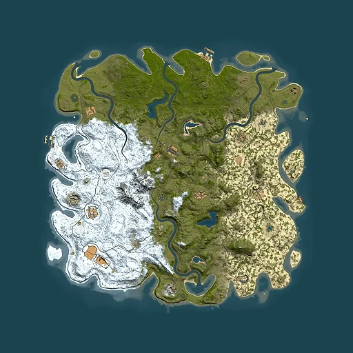 Rust map seed 1518755201, 5550x5550m top-down preview