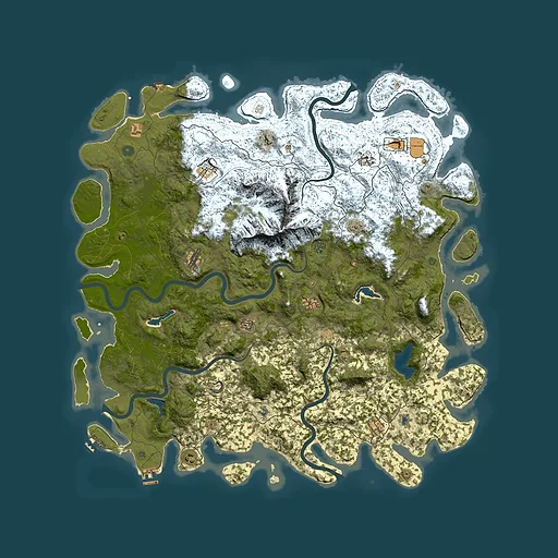 Rust map seed 1216219637, 5900x5900m top-down preview