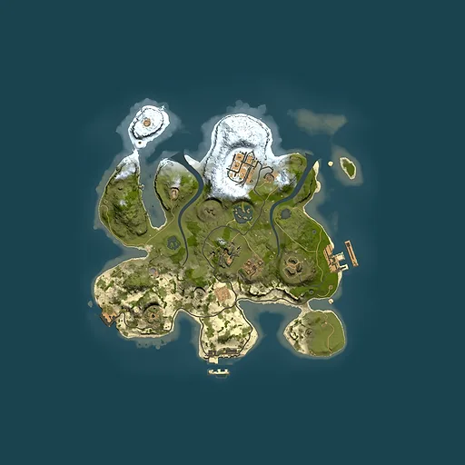 Rust map seed 1243222679, 2500x2500m top-down preview