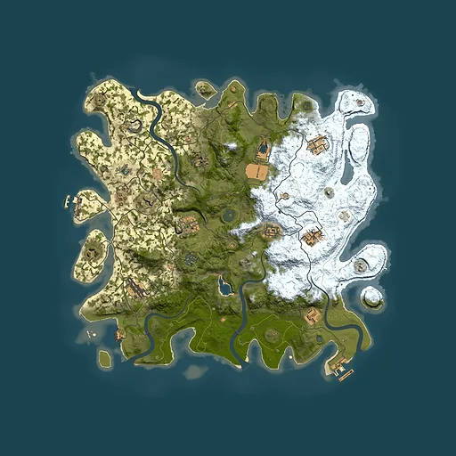 Rust map seed 438731546, 4150x4150m top-down preview