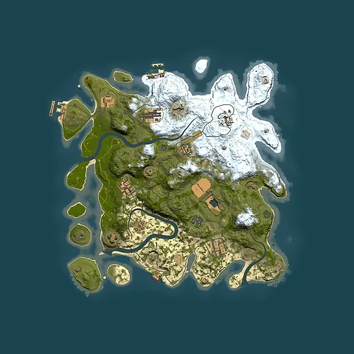 Rust map seed 869262239, 3550x3550m top-down preview