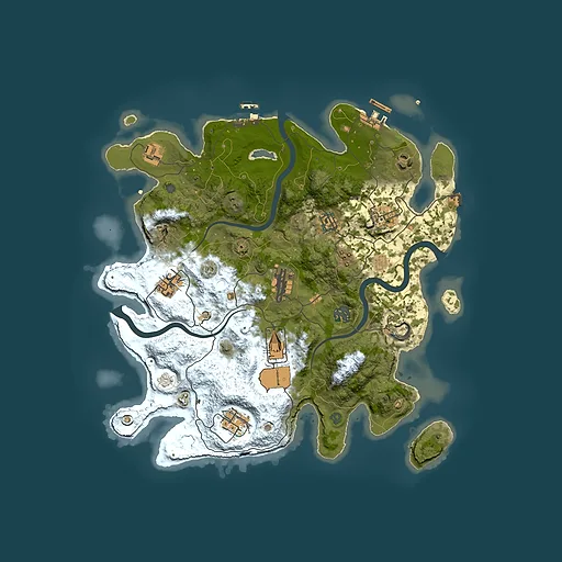 Rust map seed 1776427279, 3700x3700m top-down preview