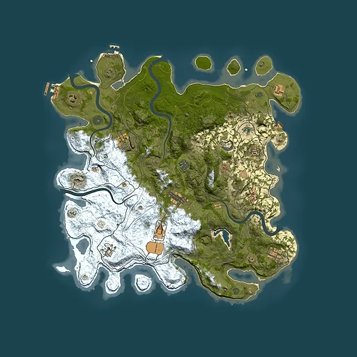 Rust map seed 1003544672, 4350x4350m top-down preview