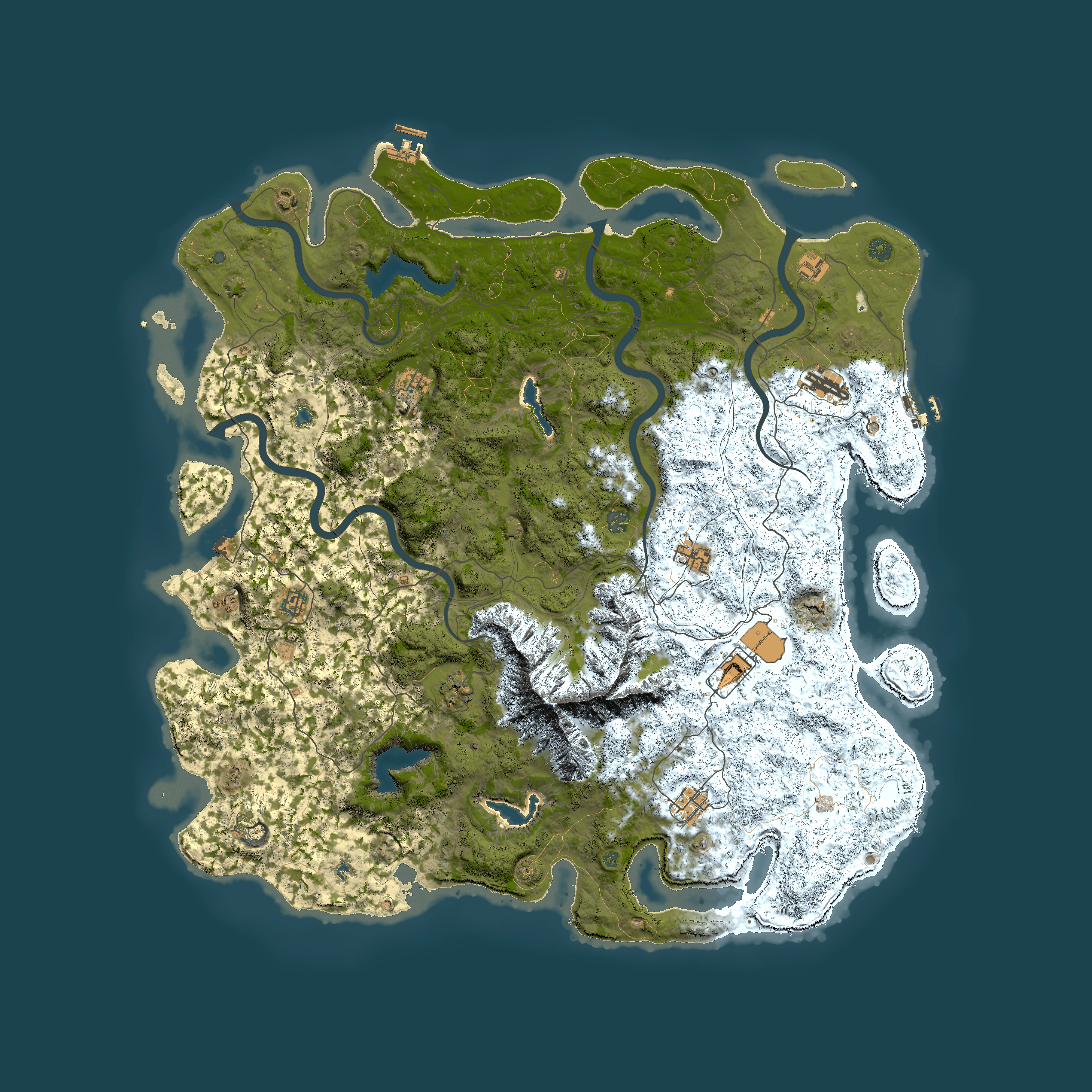 Full top-down render of Rust map seed 1272804829, 5500x5500m