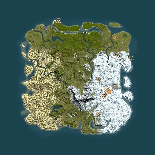 Rust map seed 1272804829, 5500x5500m top-down preview