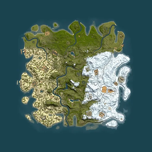 Rust map seed 912635157, 4900x4900m top-down preview
