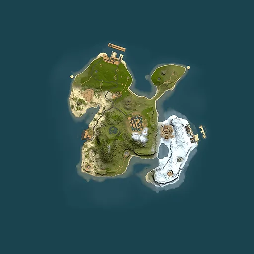 Rust map seed 1849649421, 2000x2000m top-down preview