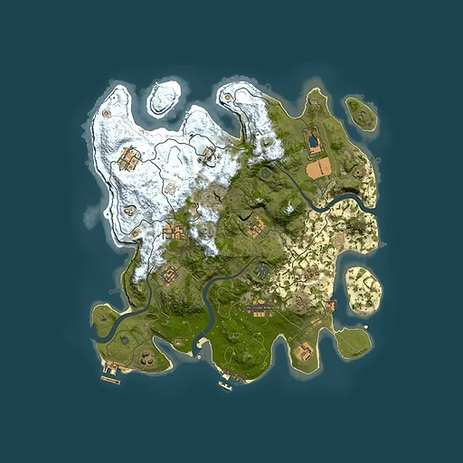 Rust map seed 1712822535, 3600x3600m top-down preview