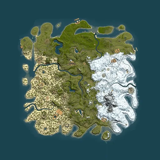 Rust map seed 648479689, 5350x5350m top-down preview
